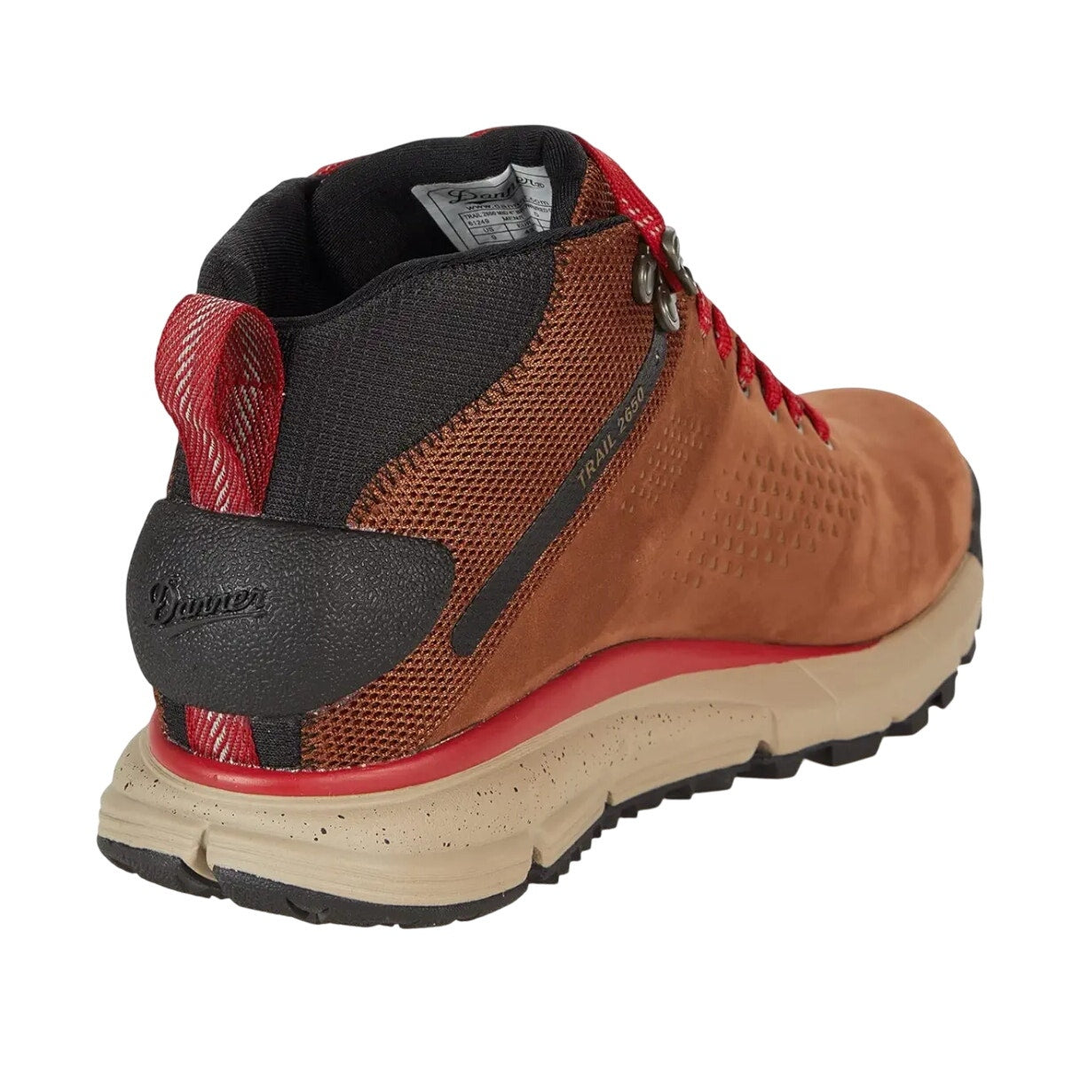 Danner Mens 4" Trail 2650 Mid GTX Hiking Shoes US 7 D EU 40 Brown Red WP NIB