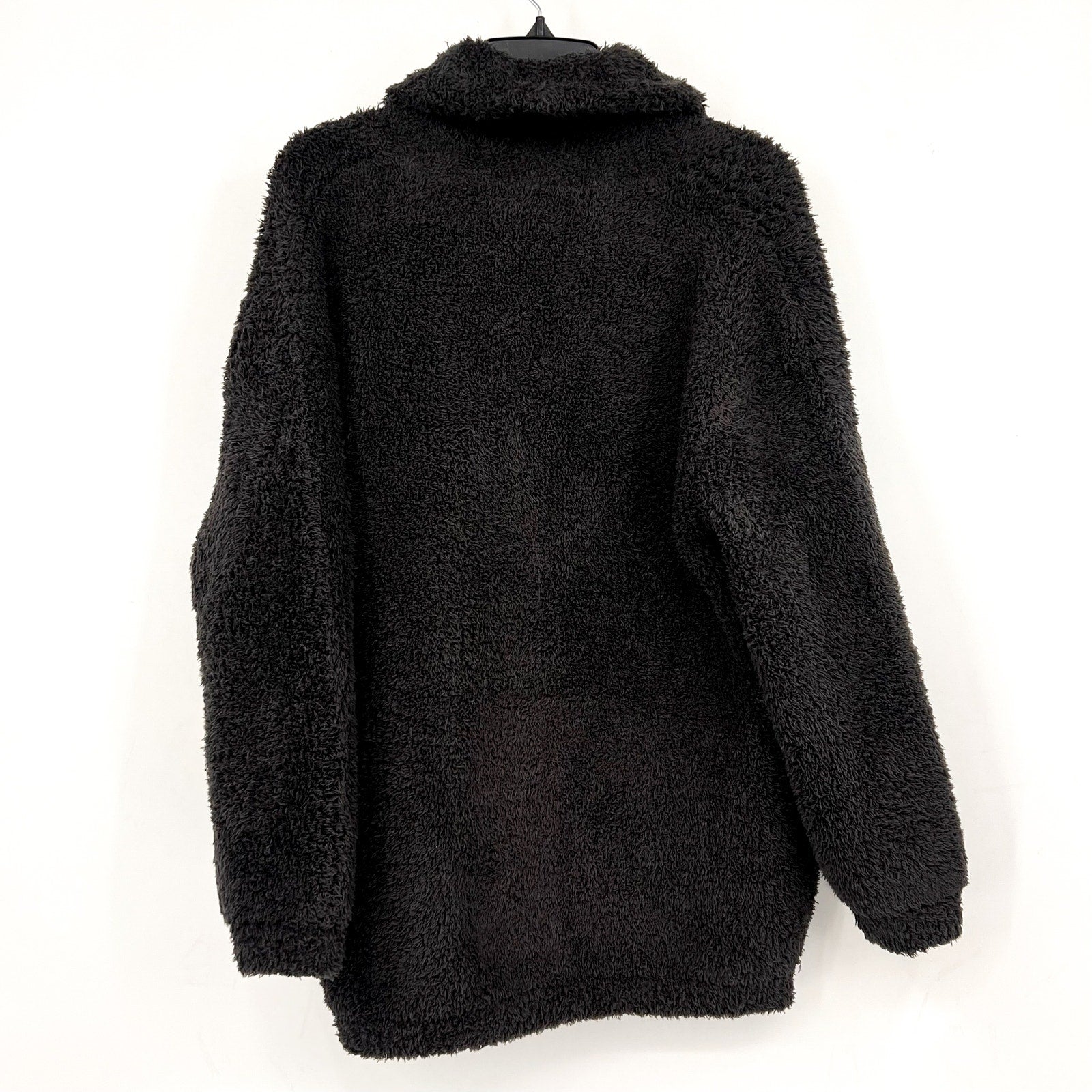 BAREFOOT DREAMS CozyChic Shearling Button Front Jacket Small Carbon Grey NWT