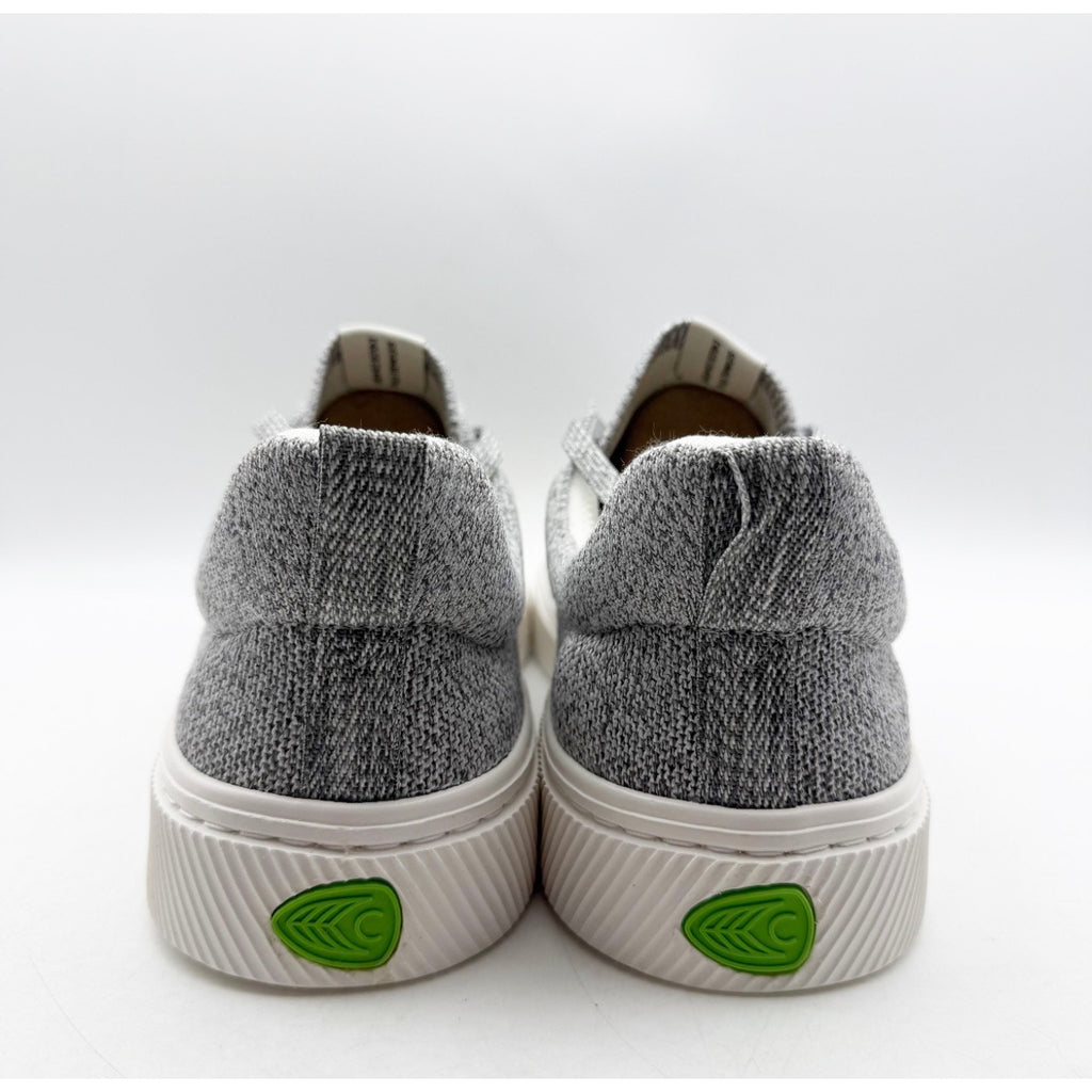 Cariuma Mens IBI Low Sneakers Size 12.5 Stone Light Grey Bamboo Knit Casual NIB