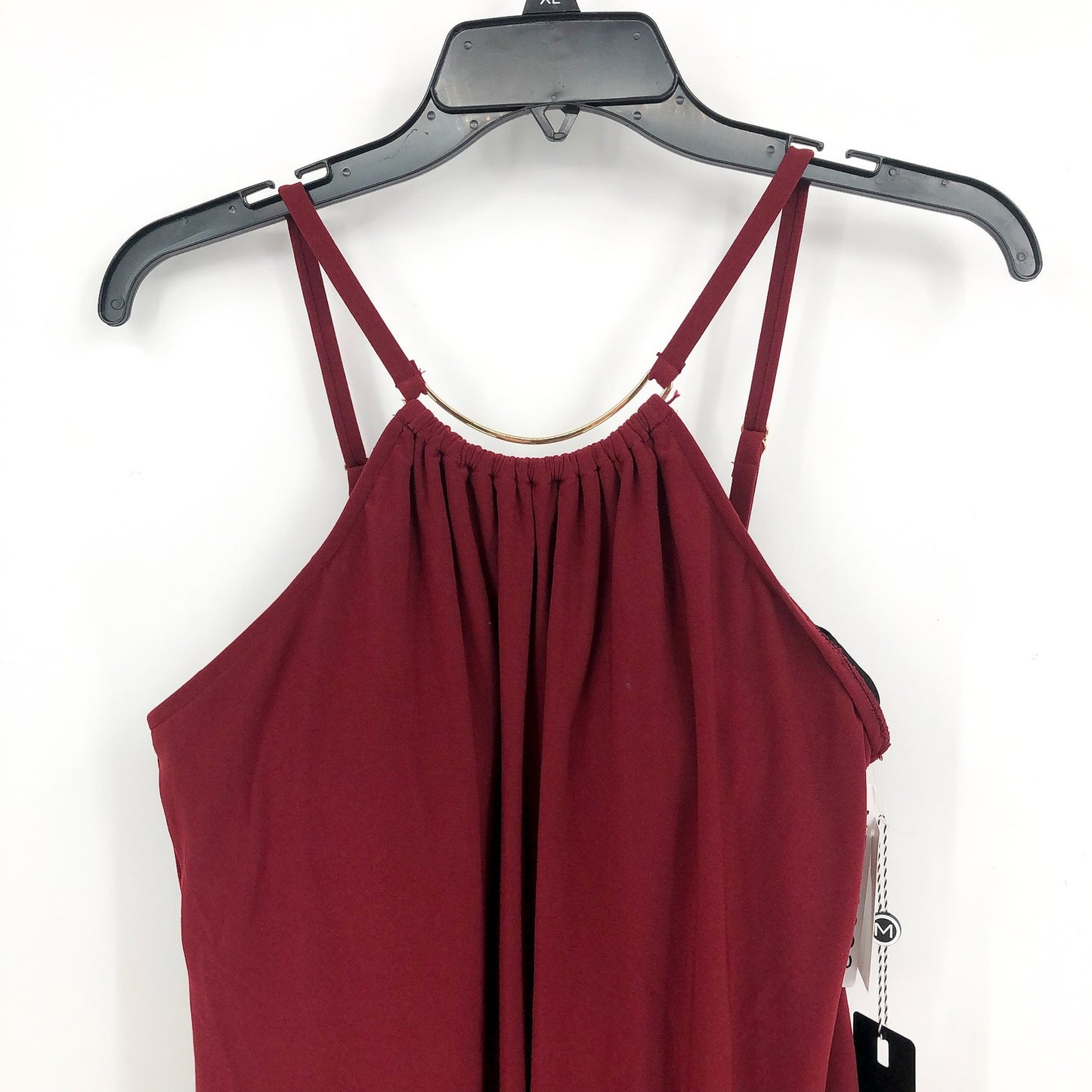 MAGICSUIT Halo Effect Missy Romper Swimsuit Size 10 Red Merlot One Piece NWT