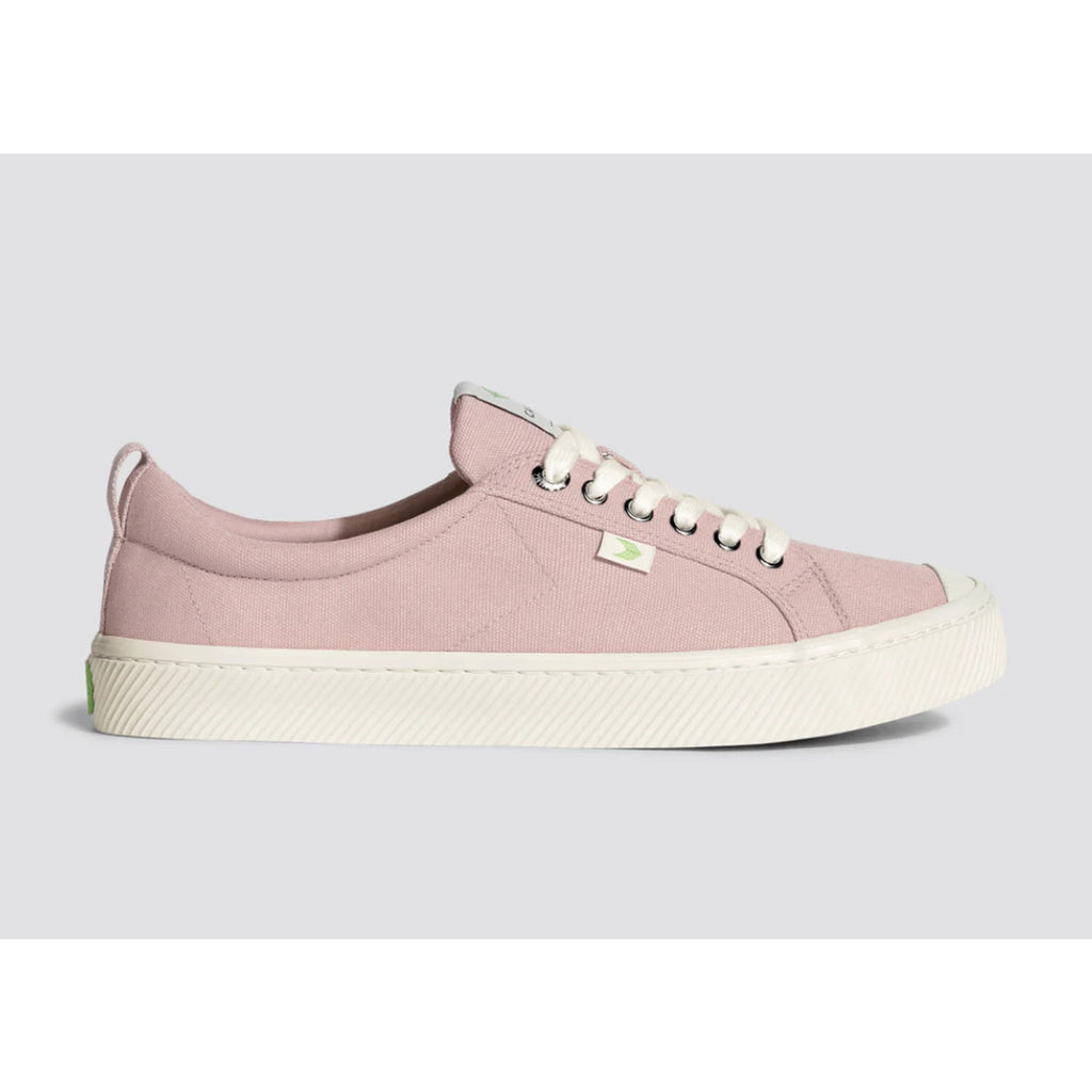 Cariuma Womens OCA Low Casual Sneakers Size 7.5 Rose Pink White Canvas NIB