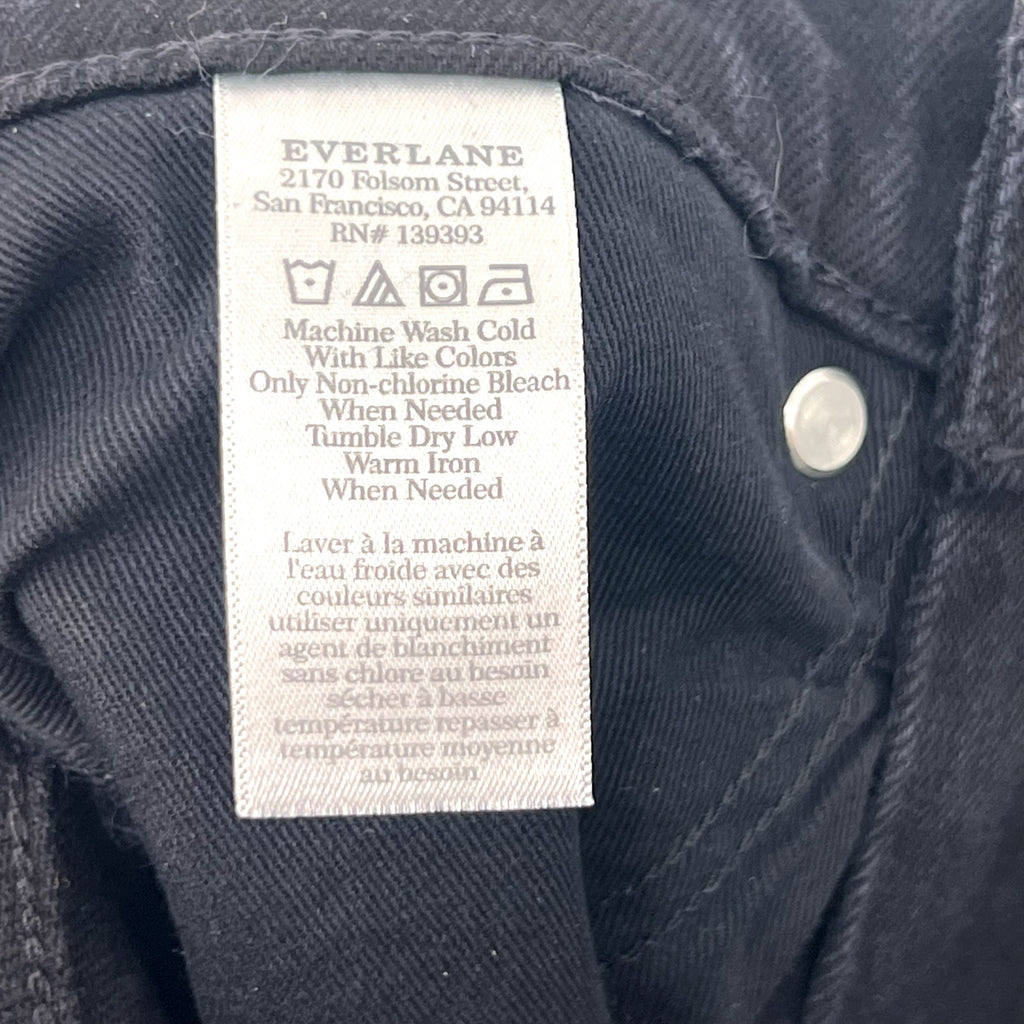 EVERLANE Women's The Original Cheeky Jeans Size 27 US 4 Coal Black NWT