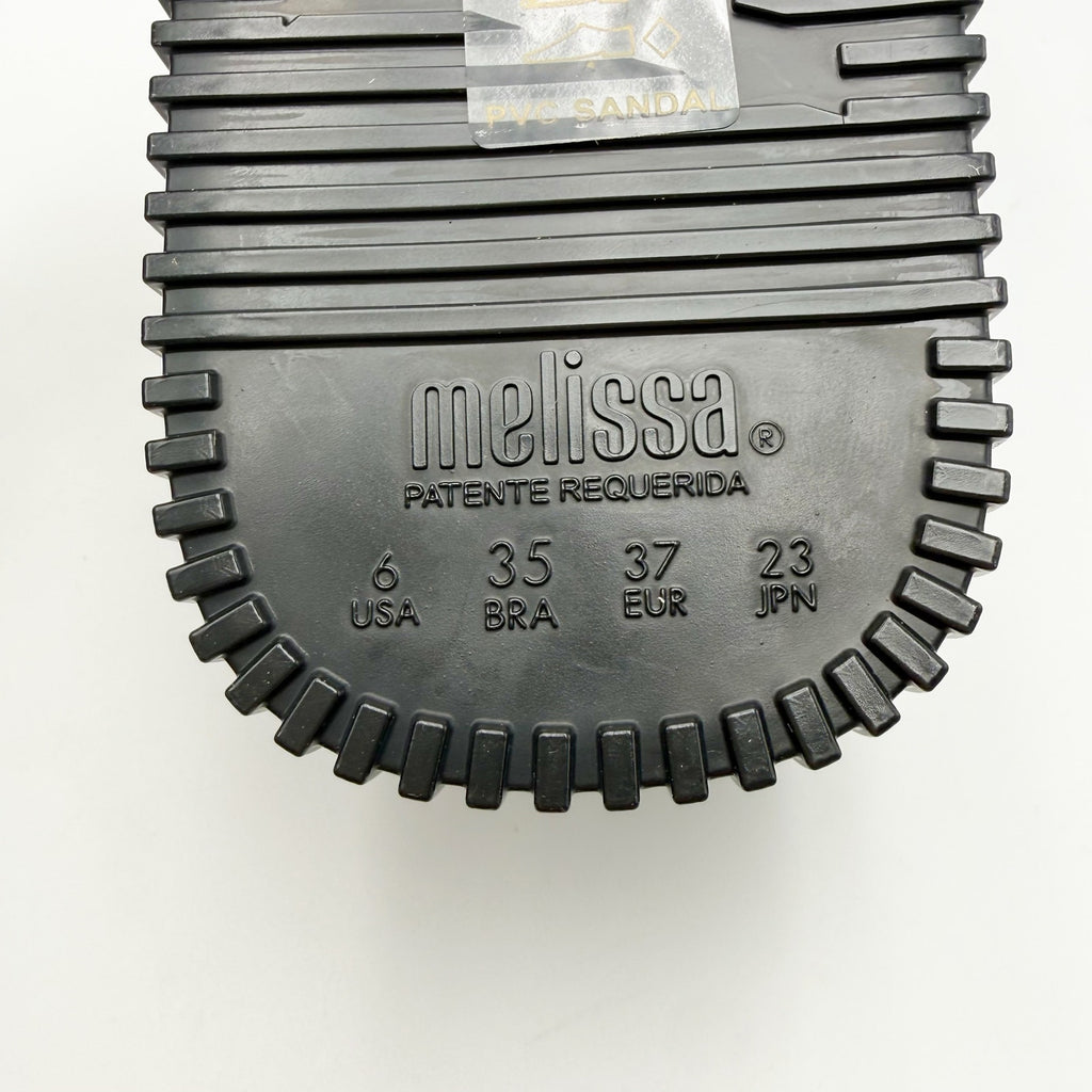 Melissa Womens Francxs + A LA Garconne Sandals Size 6 EU 37 Brown Black NIB
