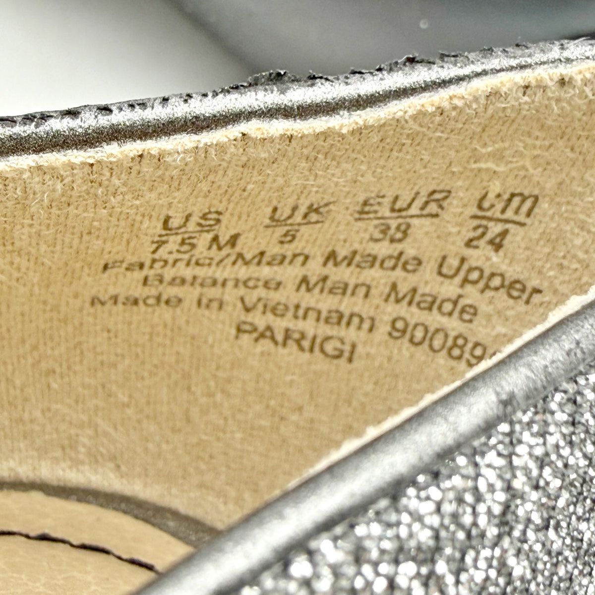 LifeStride Womens Parigi Pumps Size 7.5 Silver Metallic Heels NIB