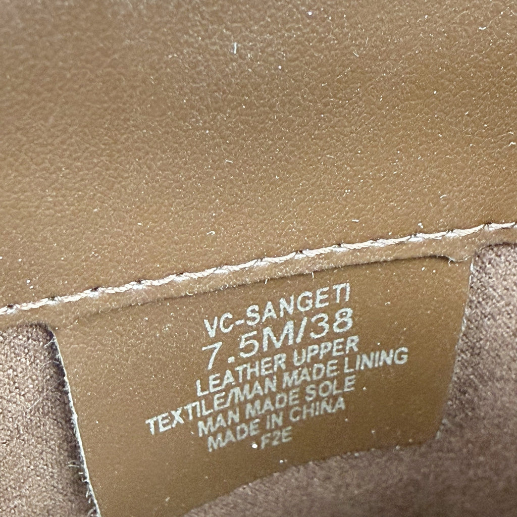 Vince Camuto Womens Sangeti Tall Heeled Boots US 7.5 Brownie Brown Suede NIB