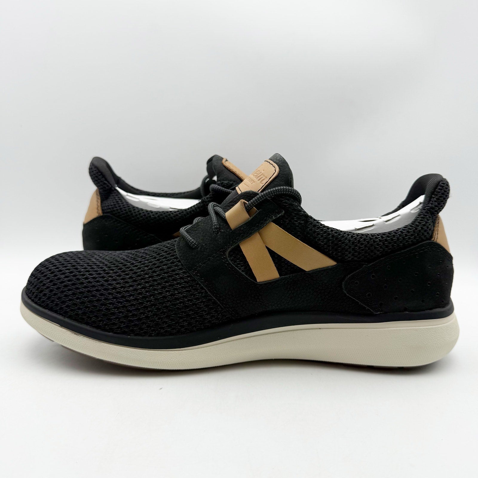 Florsheim Mens Adventure Steel Toe Work Sneakers US 7 EEE Black White NIB