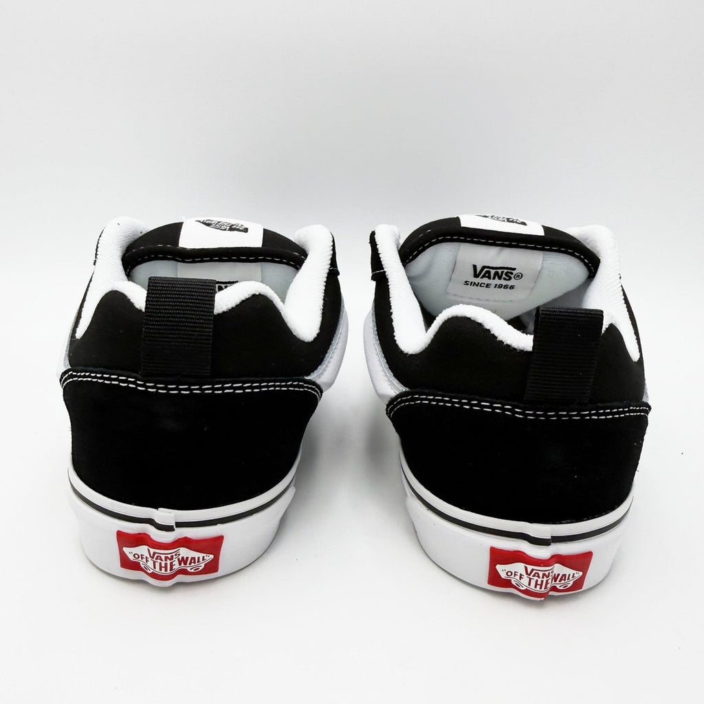 Vans Big Kids Knu Skool Casual Sneakers Youth Size 5 Black True White NIB