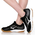 MIZUNO Womens Cyclone Speed 3 Volleyball Shoes Size 6 Black Silver Lace Up NWOB