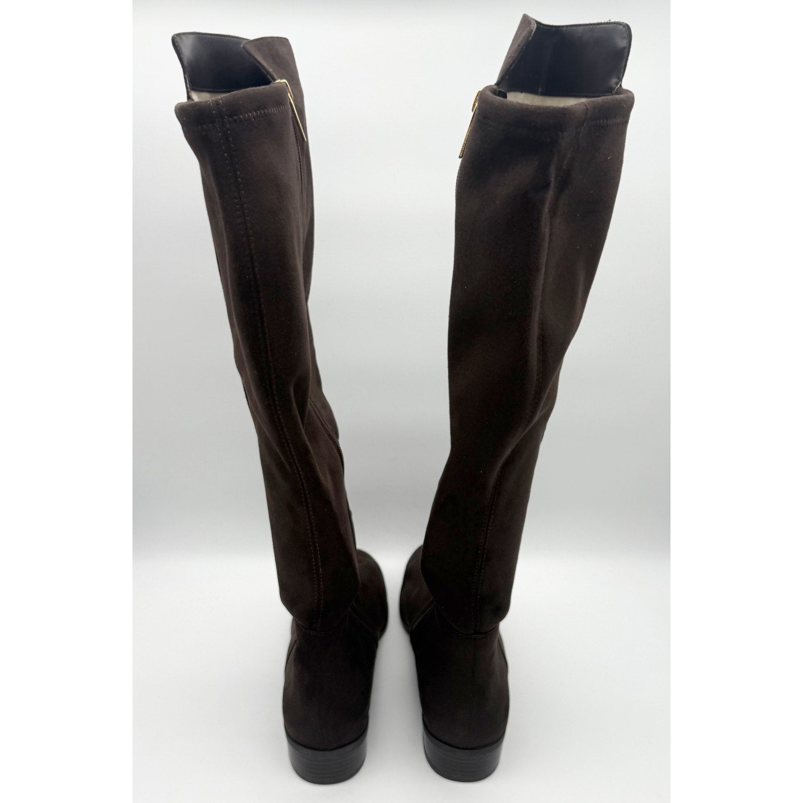 Michael Kors Womens Bromley Stretch Over-The-Knee Boot Size 11 Brown NWOB