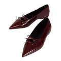Vagabond Womens Hermine Ballet Flats EU 36 US 6 Red Burgundy Patent Leather NWOB