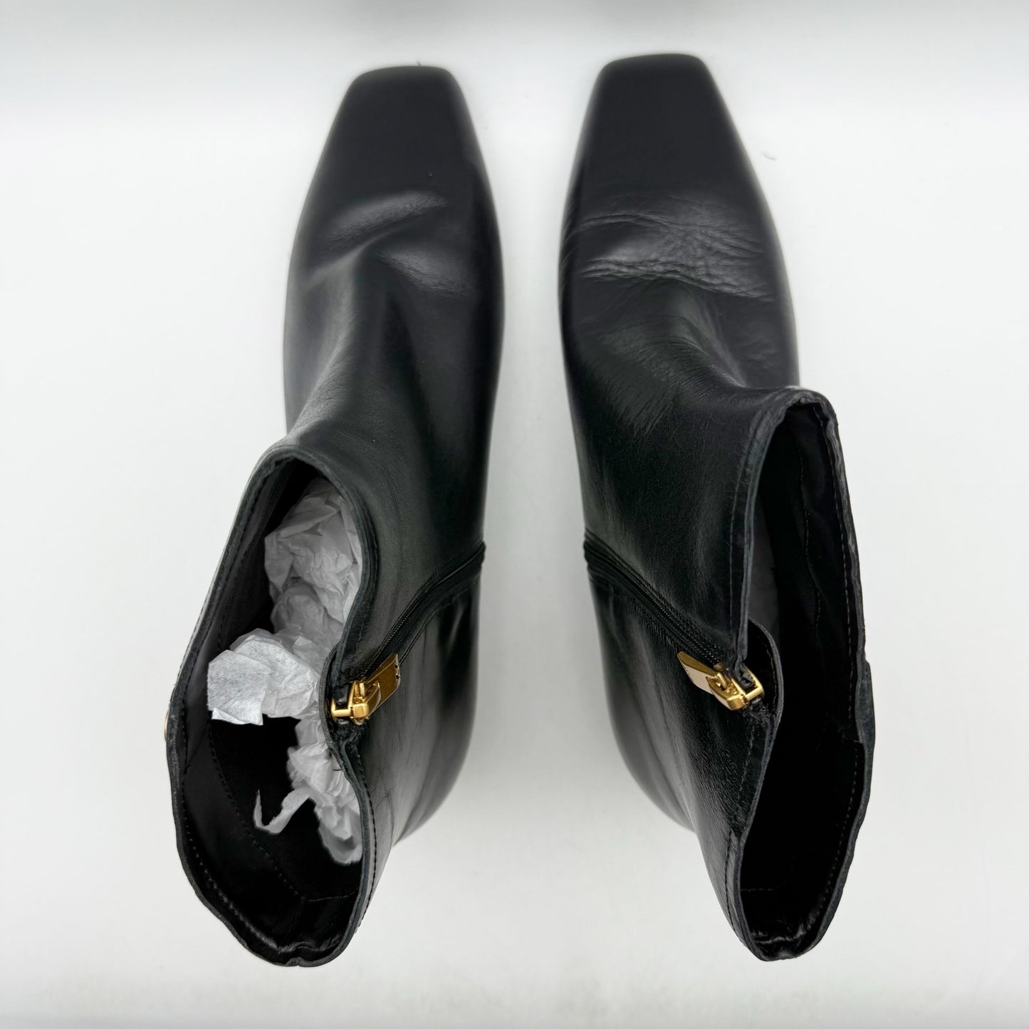 Naturalizer Womens Raffee Ankle Bootie US 11 M EU 42 Black Leather NWOB