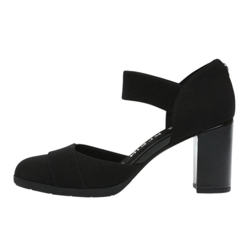 Anne Klein Womens Cailyx Ankle Strap Pumps Size 8 M Black Heels NIB