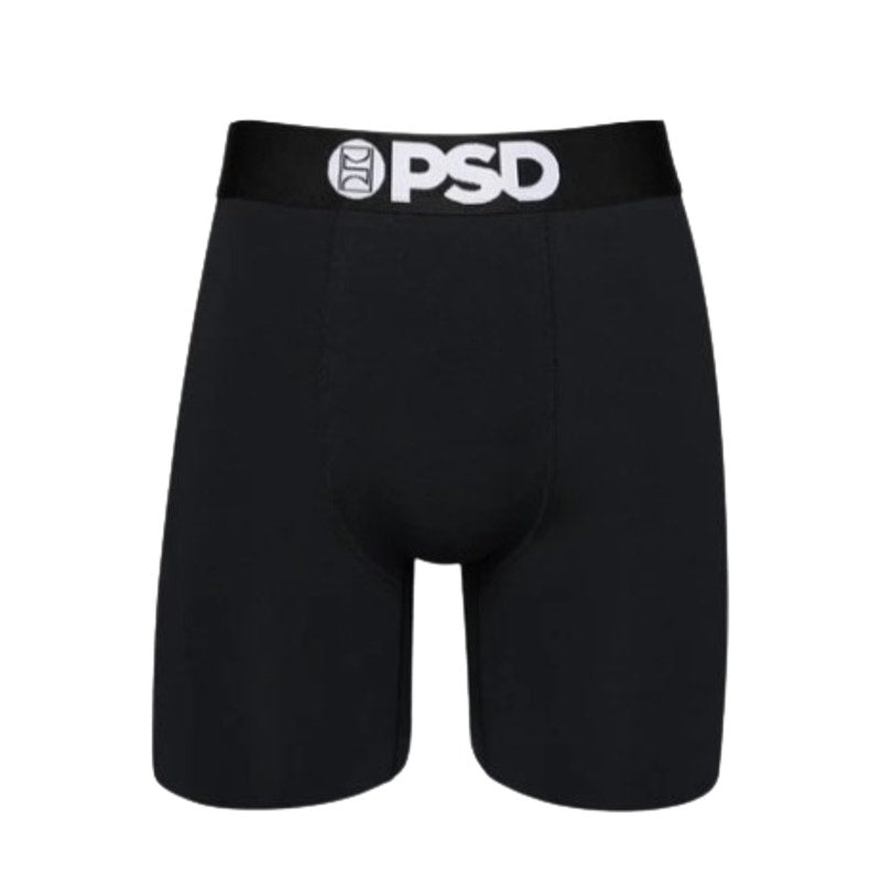 PSD Men's 3 Pack Classic Cotton Stretch Boxer Briefs Medium Black NWT