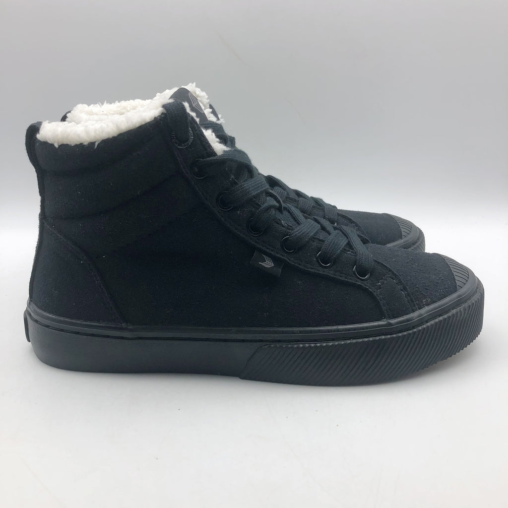Cariuma OCA Therma High Sneaker Boots Mens 8 Womens 9.5 Black Suede NIB