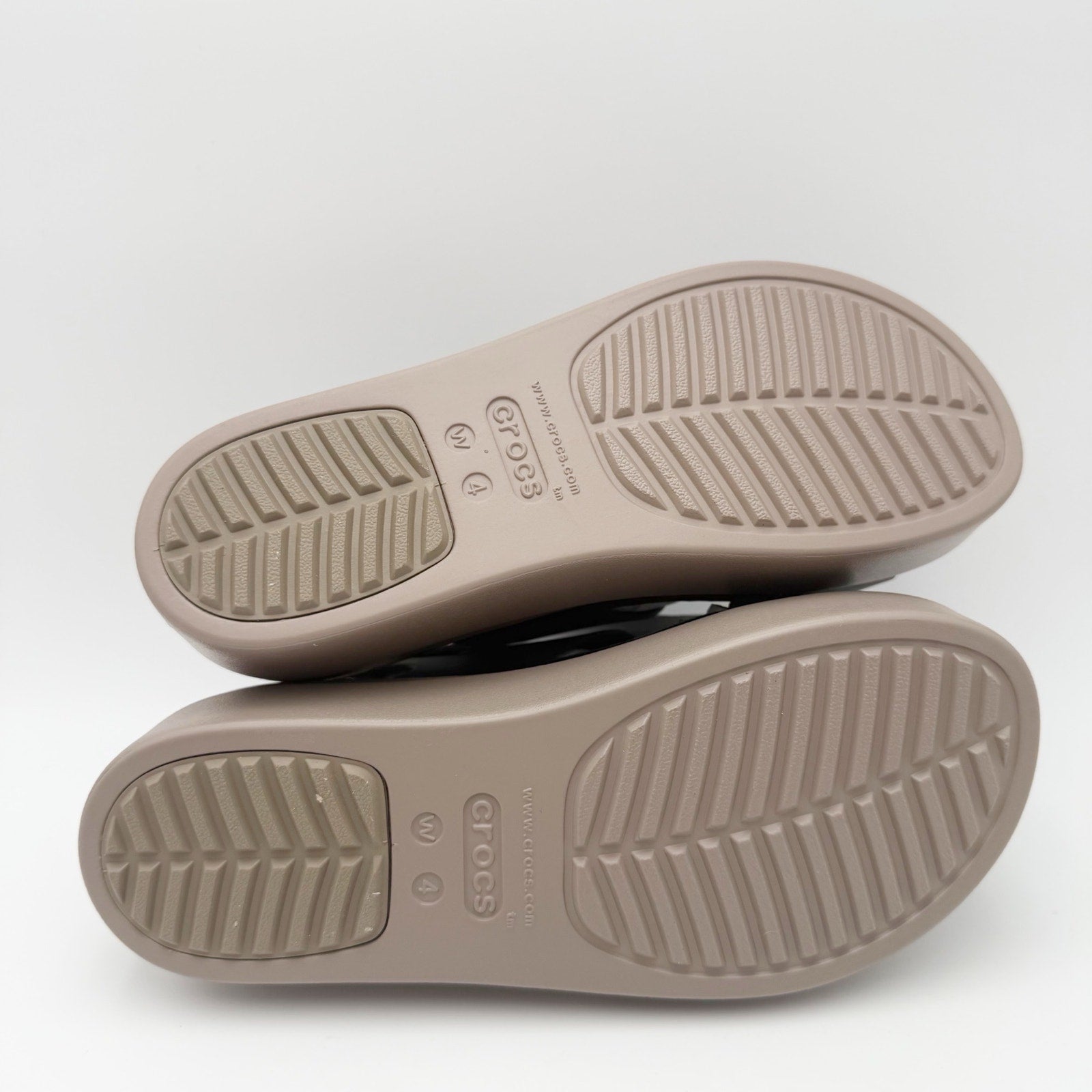 Crocs Womens Brooklyn Low Wedge Sandals Size 4 EU 33.5 Black NWT