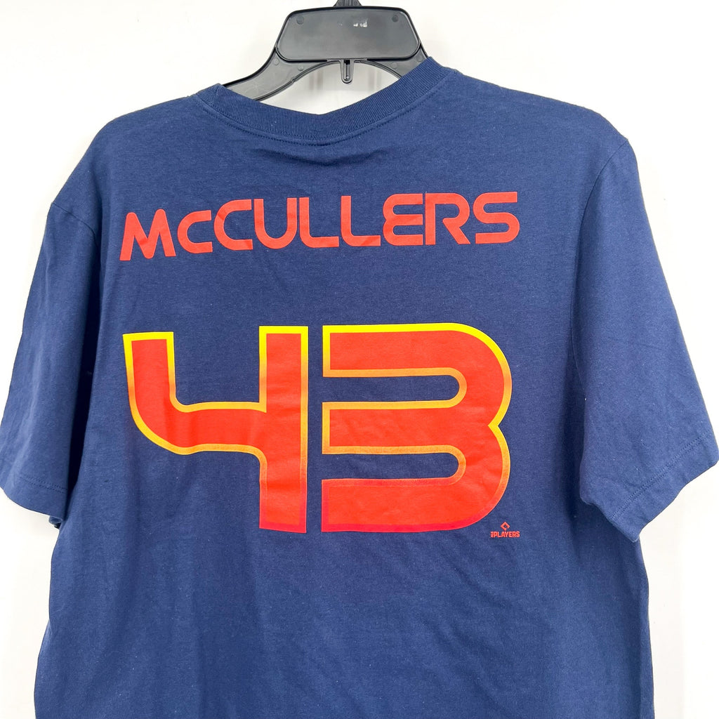 Nike Houston Astros Space City Connect McCullers 43 T-Shirt Medium Navy Blue NWT