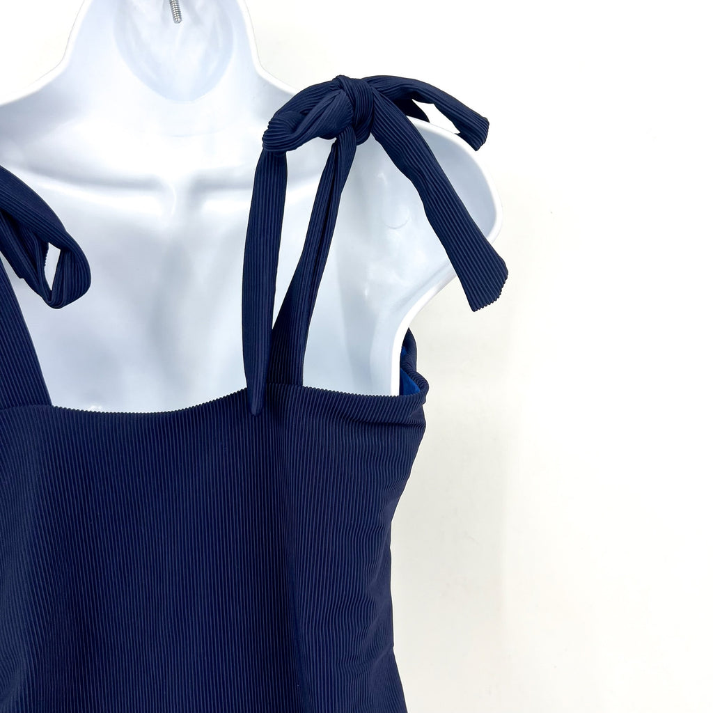 Beach Riot Women's Sydney One-Piece Swimsuit XL Navy Blue MISSING BELT NWOT