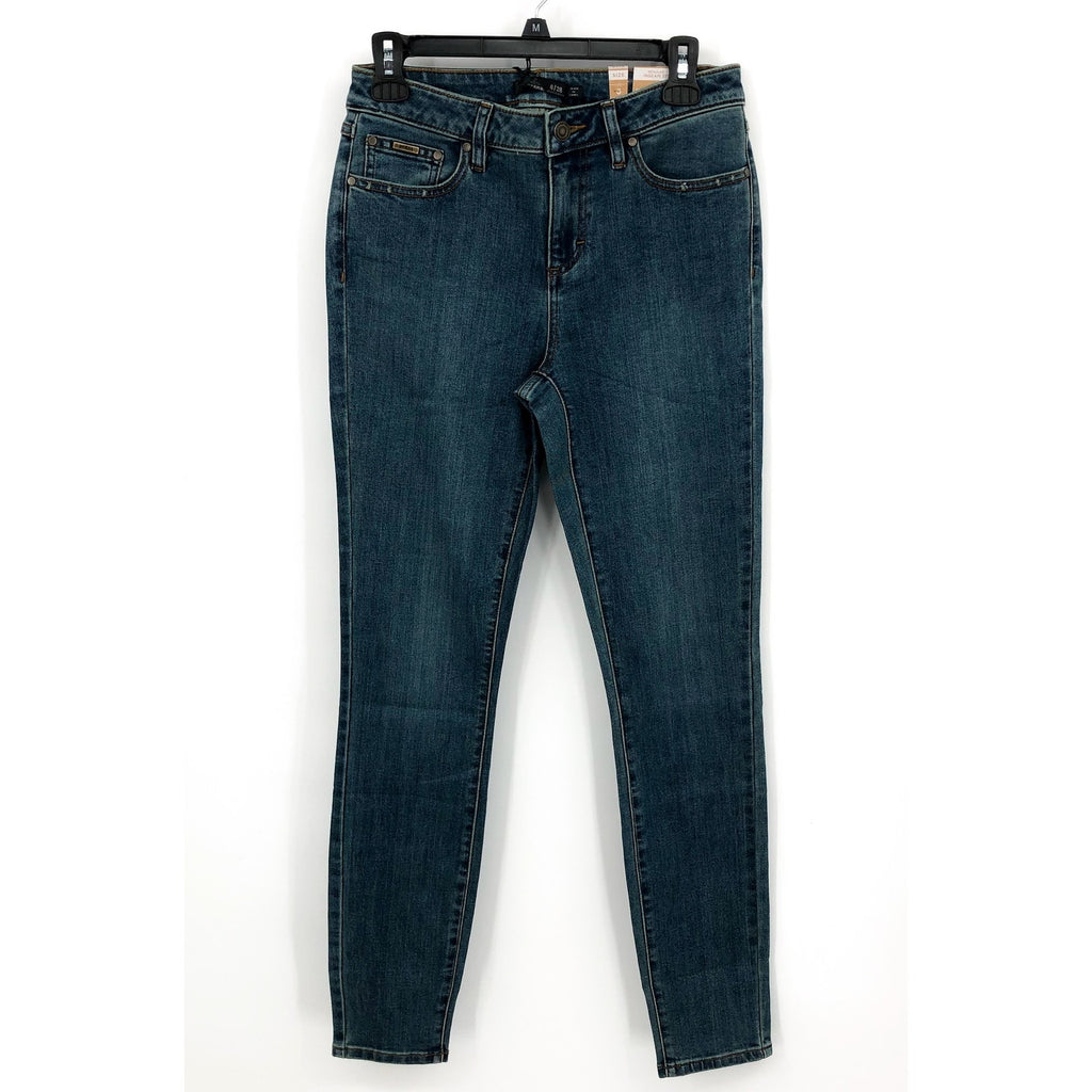 PRANA Womens Sienna Mid Rise Skinny Jeans Size 6 28x31 True Blue Stretch NWT
