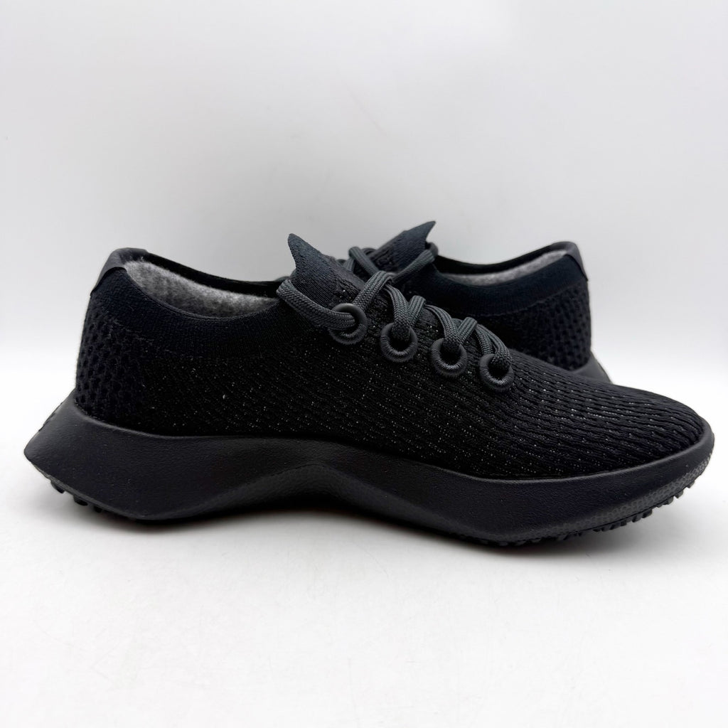 AllBirds Womens Tree Dasher 2 Casual Sneakers US 7.5 Black Knit NIB