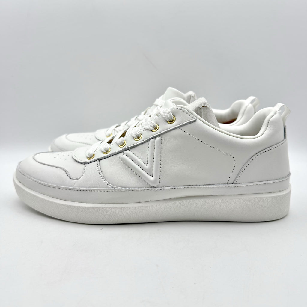 Vionic Womens Elise Casual Sneakers US 8 Wide EU 38.5 White Leather NIB