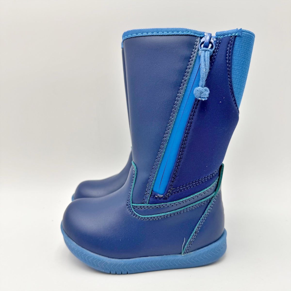 Billy Footwear Little Boys Rain Boots Size 5 Navy Blue Water Resistant NWOB