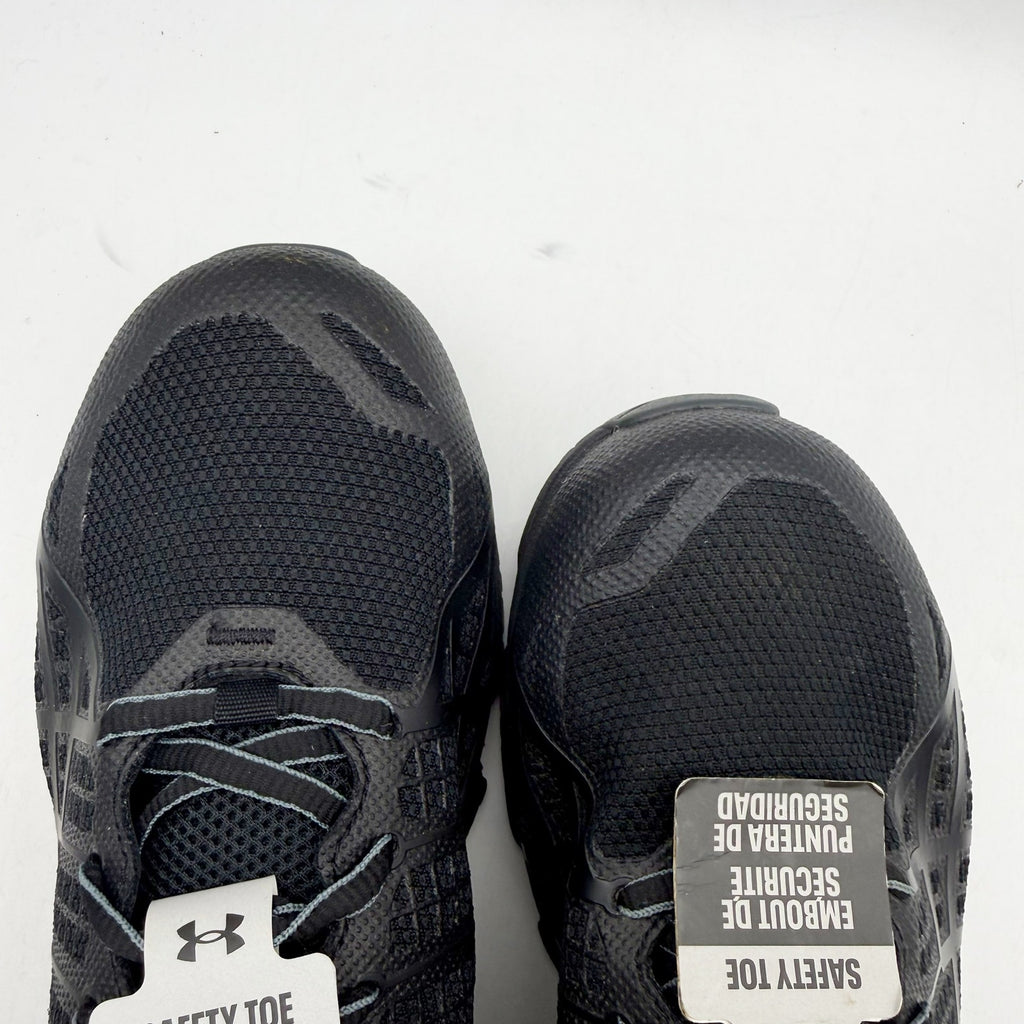 Under Armour Mens Micro G Strikefast Safety Toe Sneakers US 8 Black SR NWT