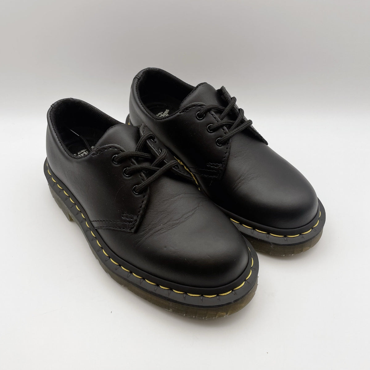Dr. Martens Work 1461 Shoes Womens US 5 EU 36 Black Leather WR SR NIB