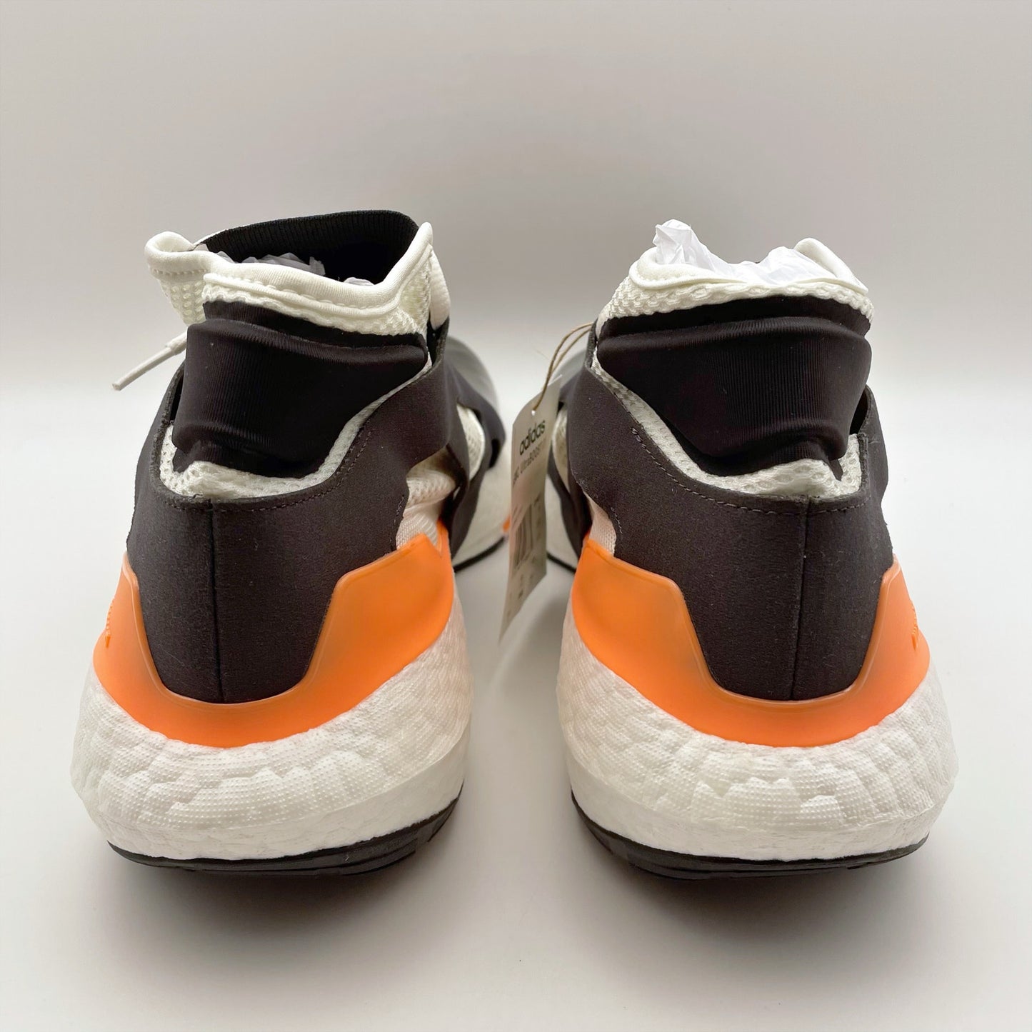 Adidas by Stella McCartney Womens Ultraboost 21 Sneakers US 9.5 Black Orange NIB