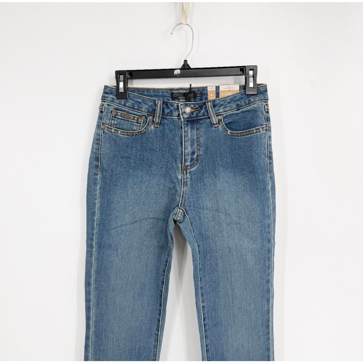 PRANA Womens Sienna Jeans 27x33 US 4 Tall True Blue Mid Rise Stretch Denim NWTf