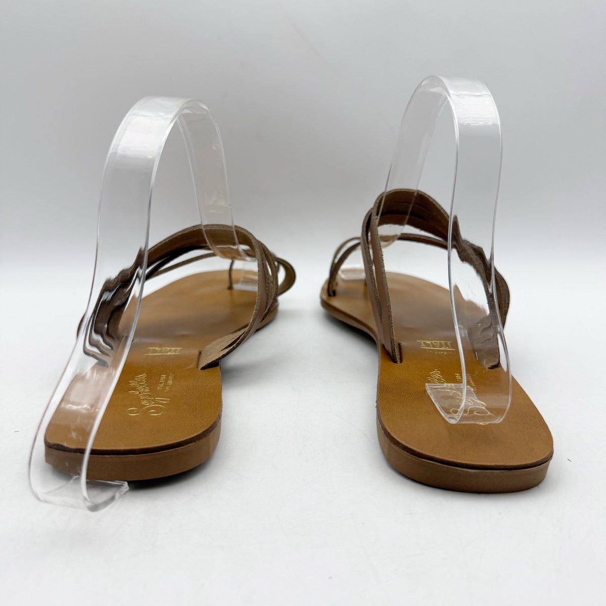 Seychelles Womens Summer Rain Sandals Size 7 EU 38 Brown Leather NWOB