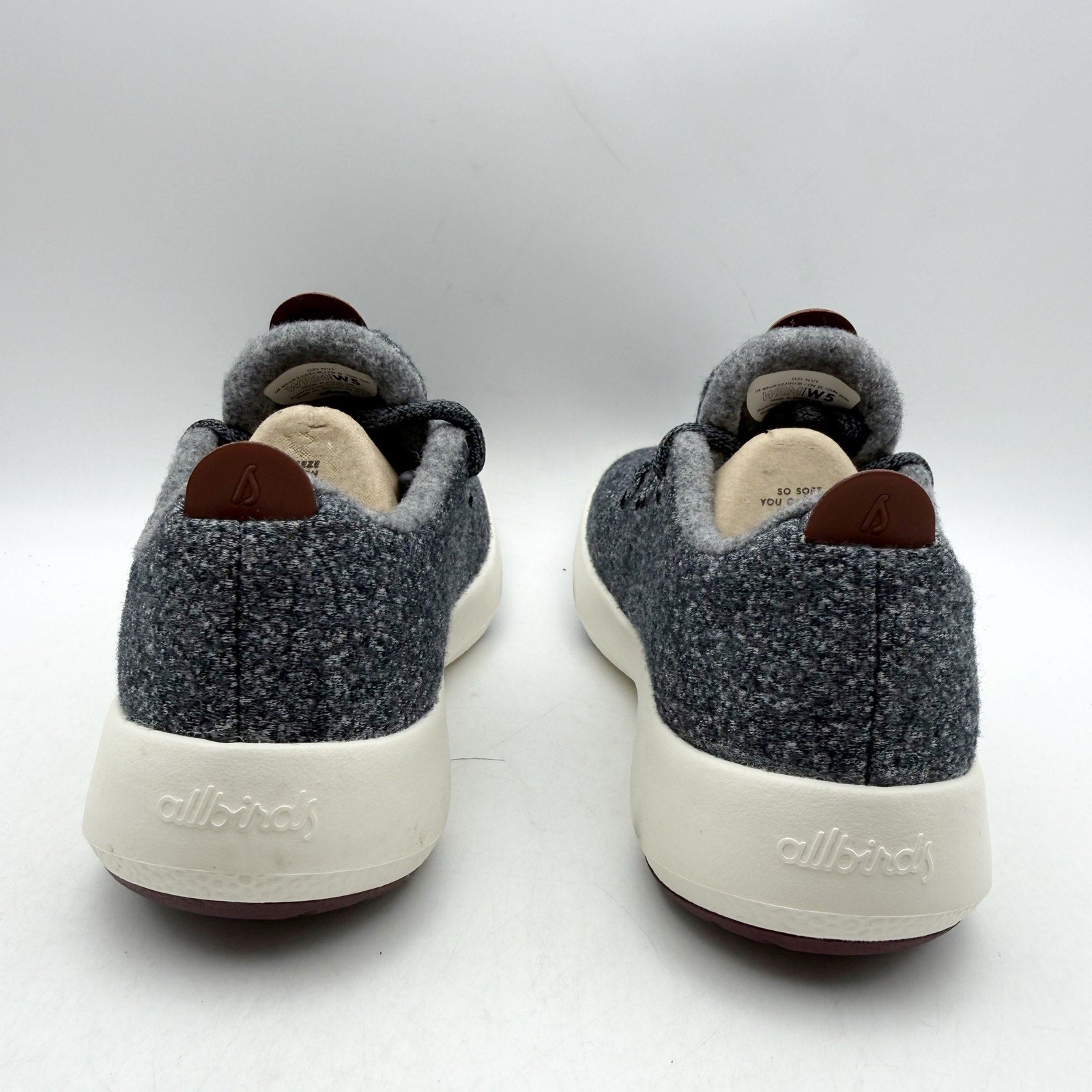 AllBirds Womens Wool Runner Mizzle Casual Sneakers US 5 Grey Water Repellent NIB