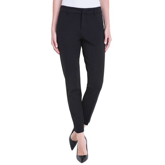 LIVERPOOL Women's Kelsey Knit Trouser Super Stretch Ponte Black Size 10/30
