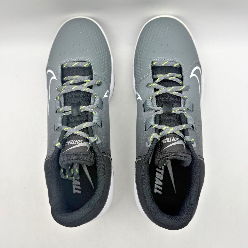 Nike Womens Hyperdiamond 4 Pro MCS Softball Cleat US 8.5 Black Grey DC8990 NWOB