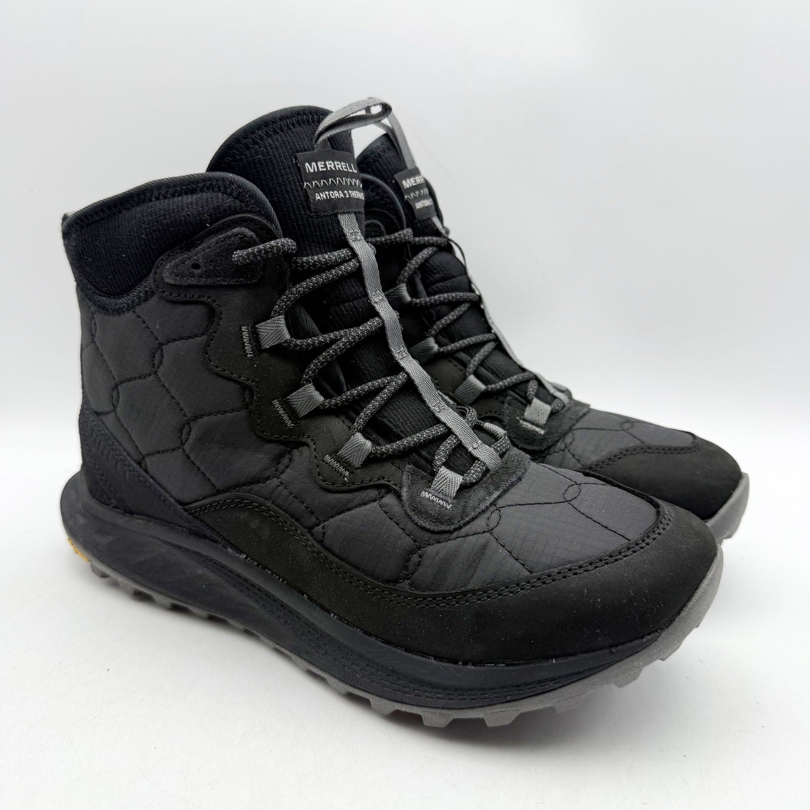 Merrell Womens Antora 3 Thermo Mid Boots US 6.5 M Black Waterproof Winter NWT