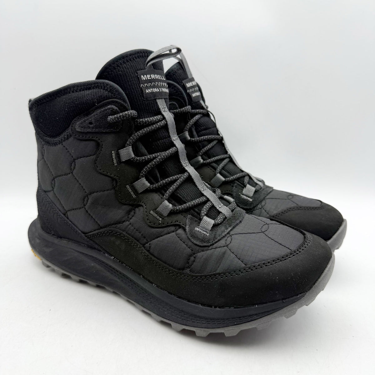 Merrell Womens Antora 3 Thermo Mid Boots US 6.5 M Black Waterproof Winter NWT