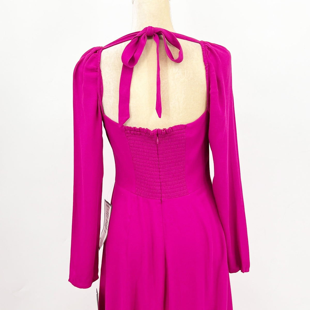 ADRIANNA PAPELL Women's Midi Dress Size 6 Pink Light Crepe NWT