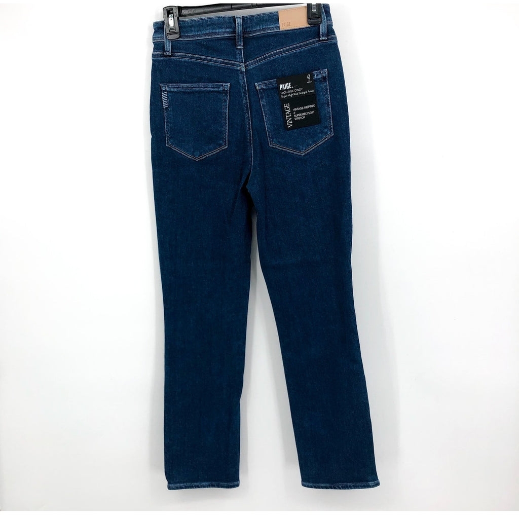 PAIGE Womens Ultra High Rise Cindy Jeans Size 27 California Wash Straight NWT