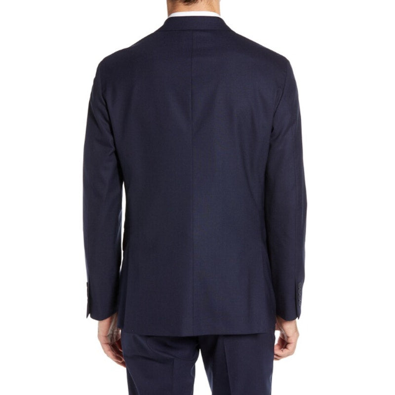 NORDSTROM Men's Tech Smart Trim Fit Suit Jacket 42R Navy Blue Stretch NWOT