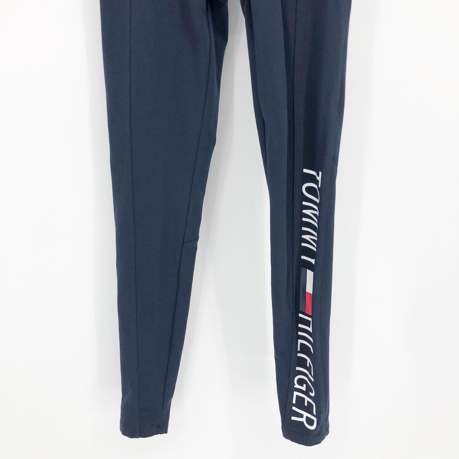 Tommy Hilfiger Womens Active Leggings XXS Navy Blue High Rise Full Length NWT