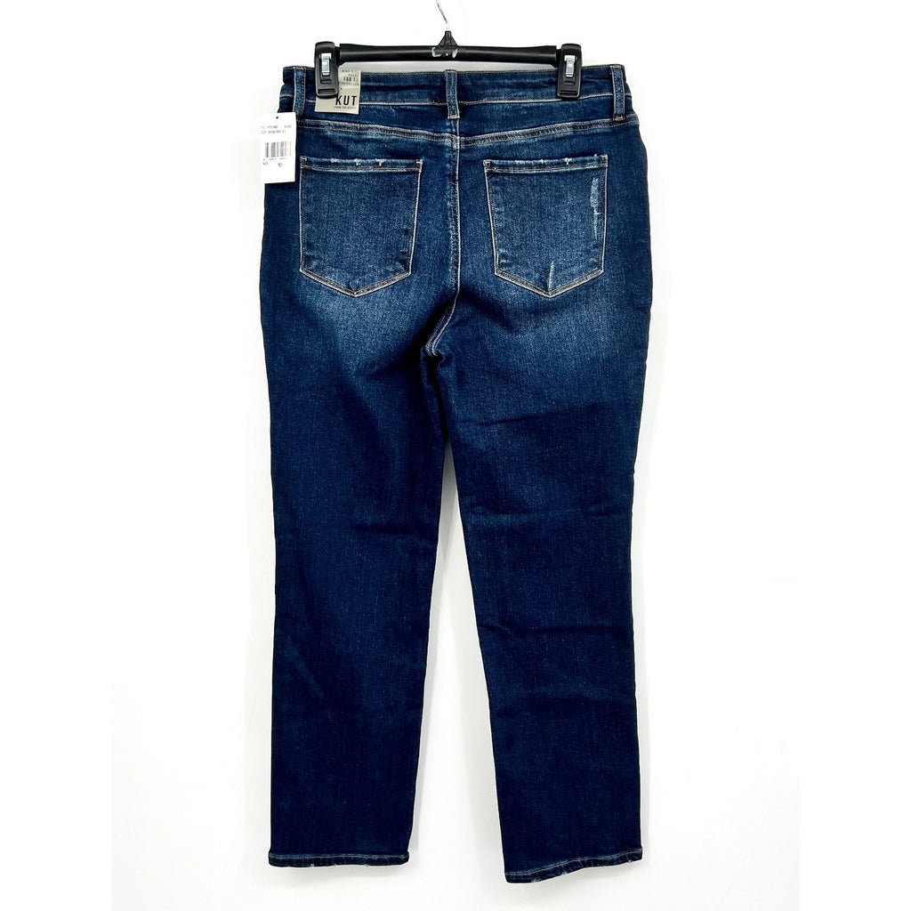 KUT FROM THE KLOTH Reese Ankle Straight Leg Jeans SIZE 10 Enchantment Blue NWT