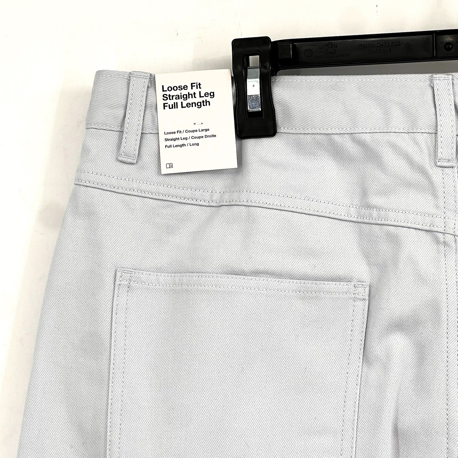 NIKE SB Men's Loose Denim Skate Pants Size 34 Light Grey Relaxed Fit Jeans NWT