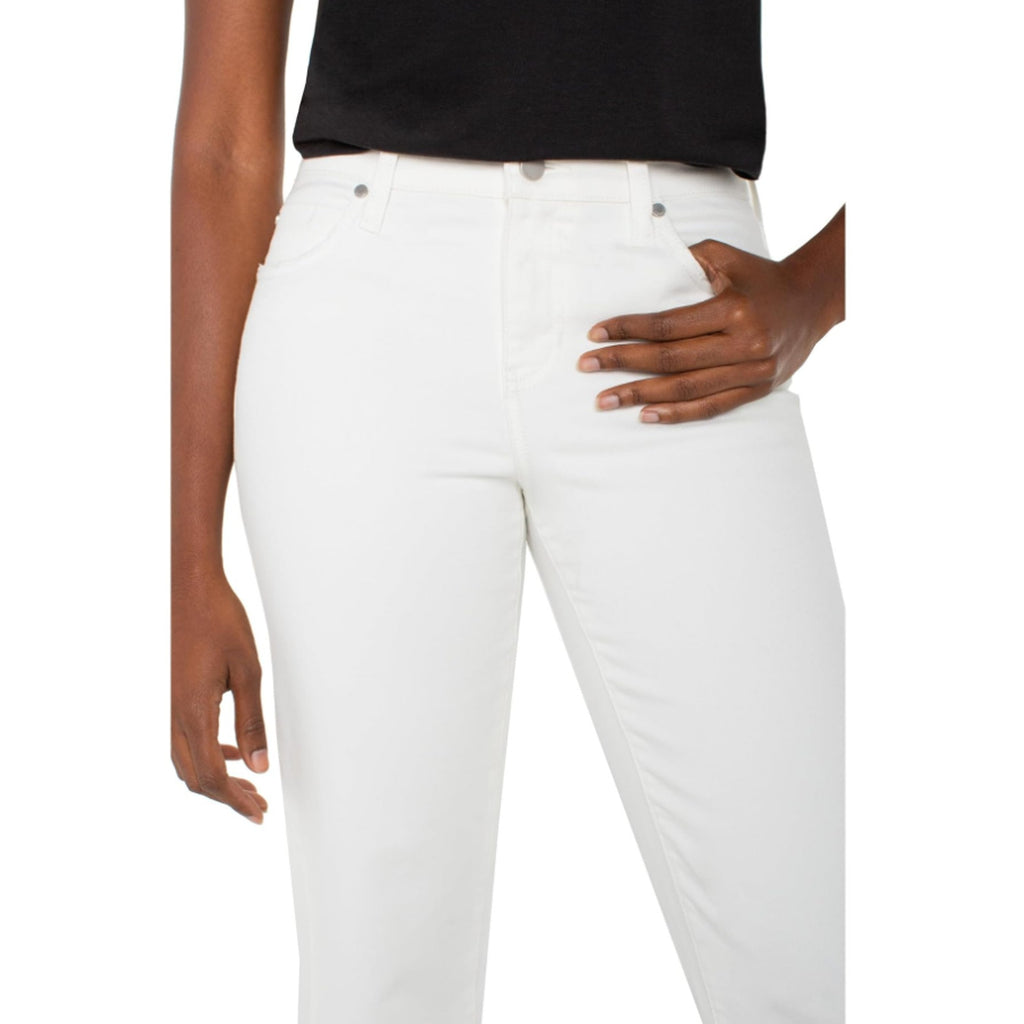 LIVERPOOL Liv Non-Skinny Skinny Jeans in Bone White Size 8/29 Stretch Denim NWT