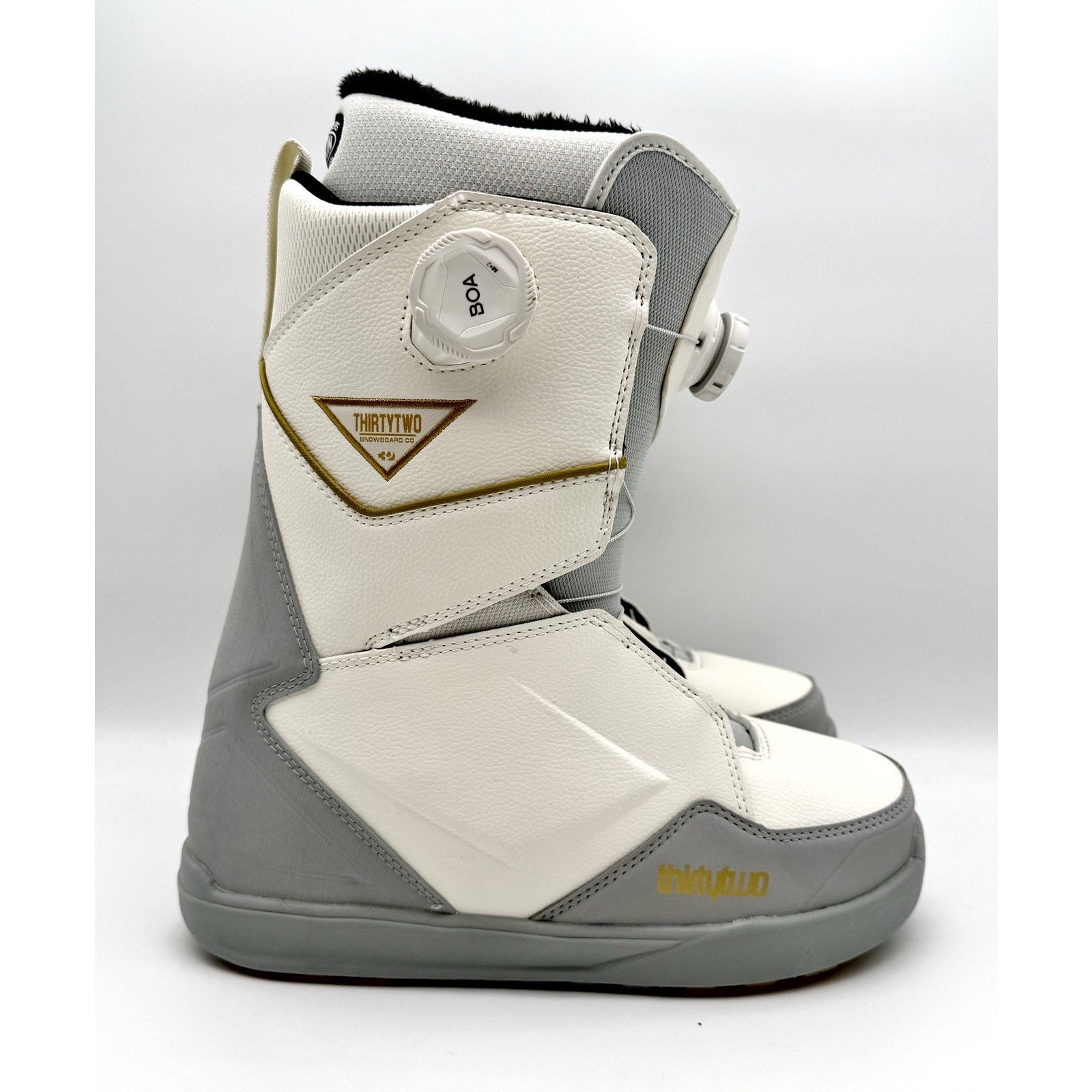 ThirtyTwo Womens Lashed Double Boa Snowboard Boot US 9 White Grey NWOB