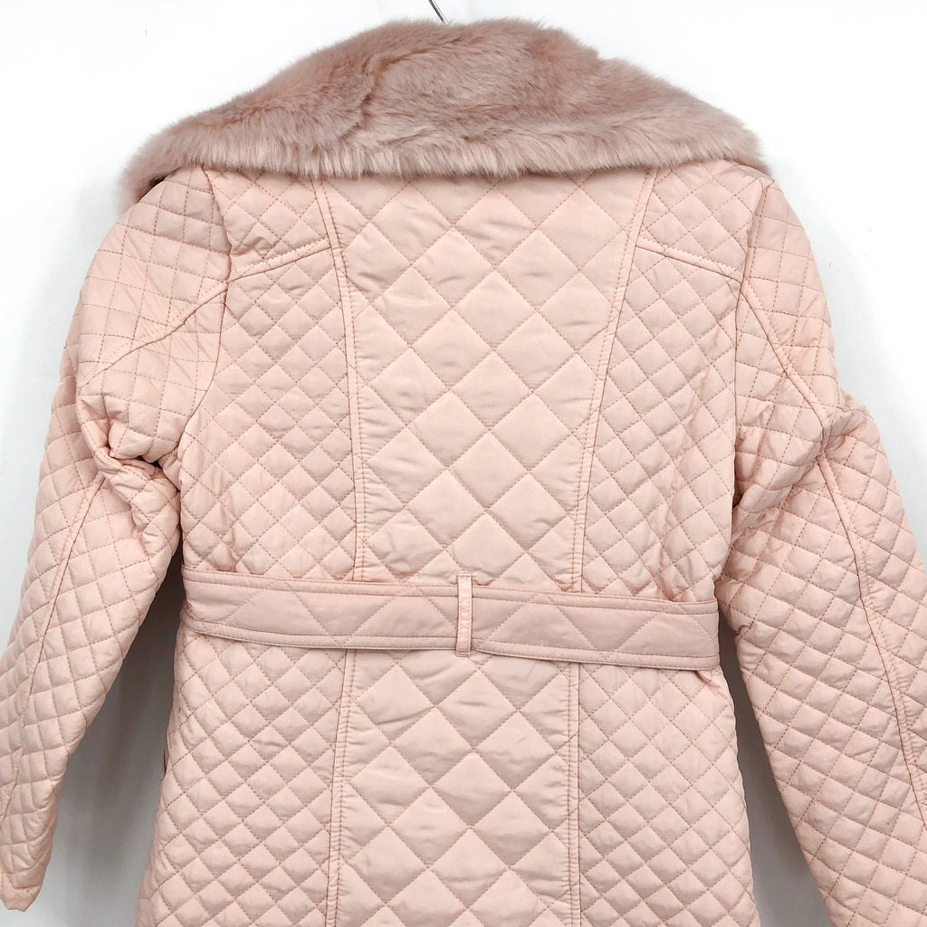 BARDOT JUNIOR Girl's Grace Quilted Coat Size 7/8 Pink Blush NWT