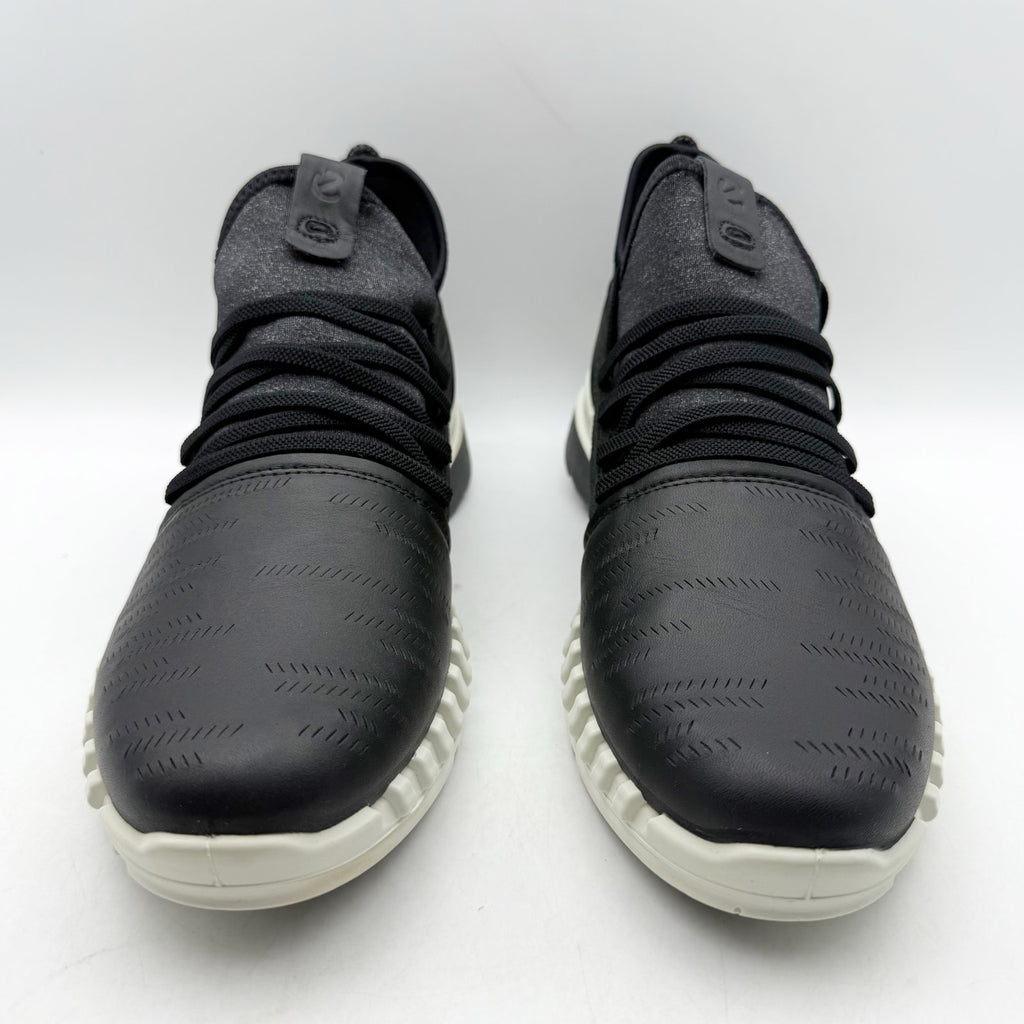 ECCO Womens Zipflex Low Boot EU 41 US 10.5 Black Grey Athletic NIB