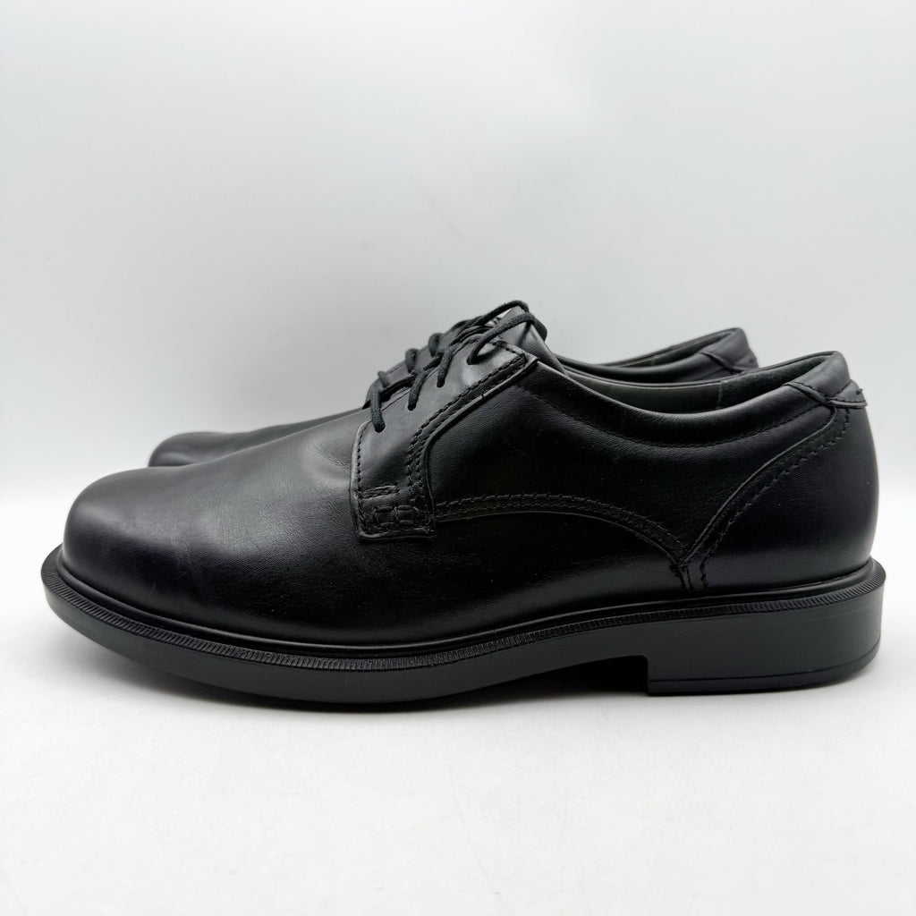 SAS Mens Ambassador Lace Up Comfort Oxford Shoes US 9.5 Wide Black Leather NWOB