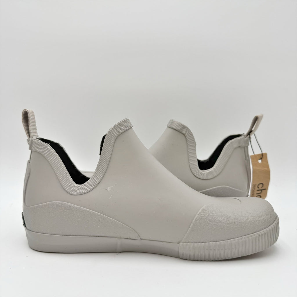 CHOOKA Womens Lakeridge Rain Ankle Boots Size 7 Light Grey Waterproof NWT
