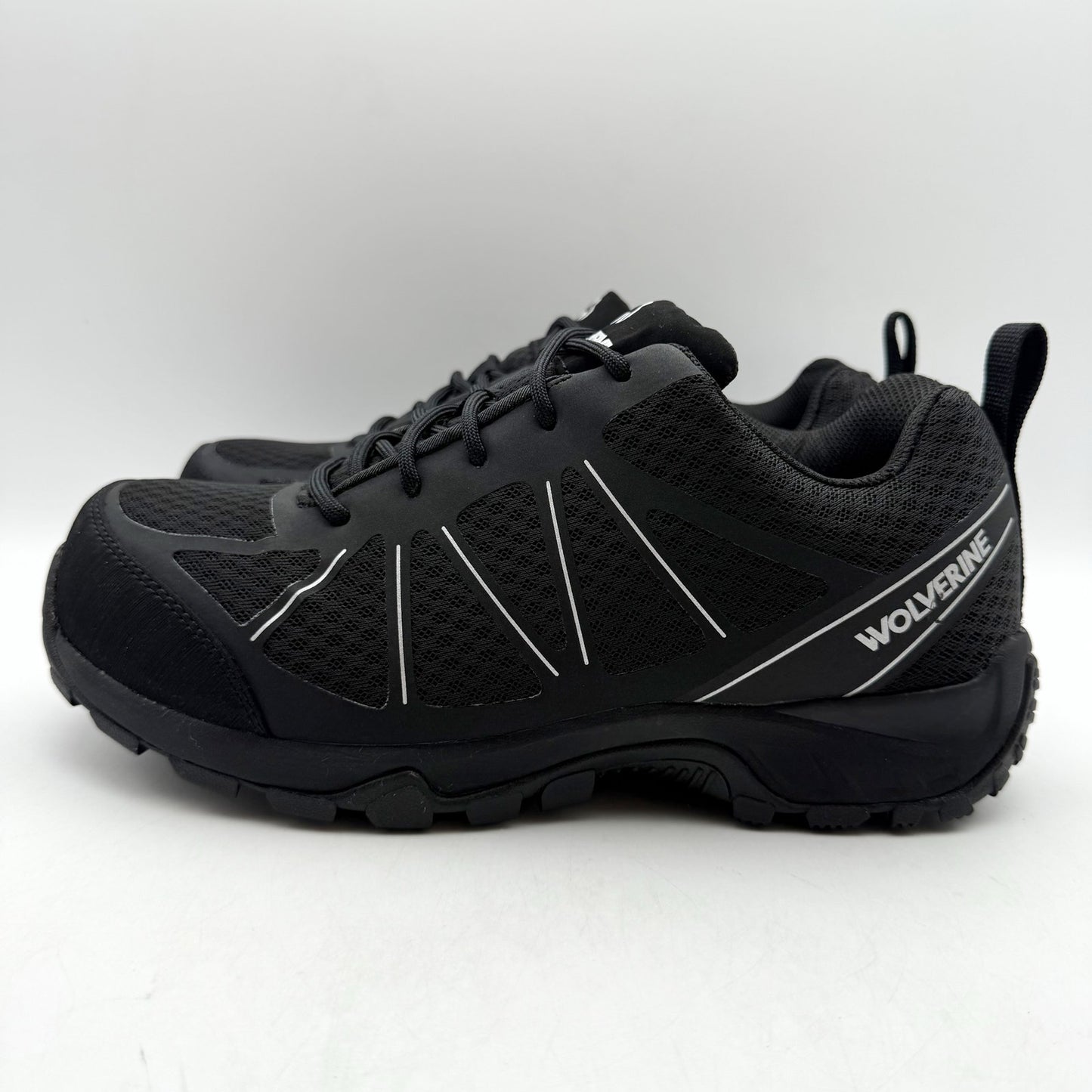 Wolverine Mens Amherst II CarbonMAX Work Shoe US 7.5 M Black Composite Toe NIB
