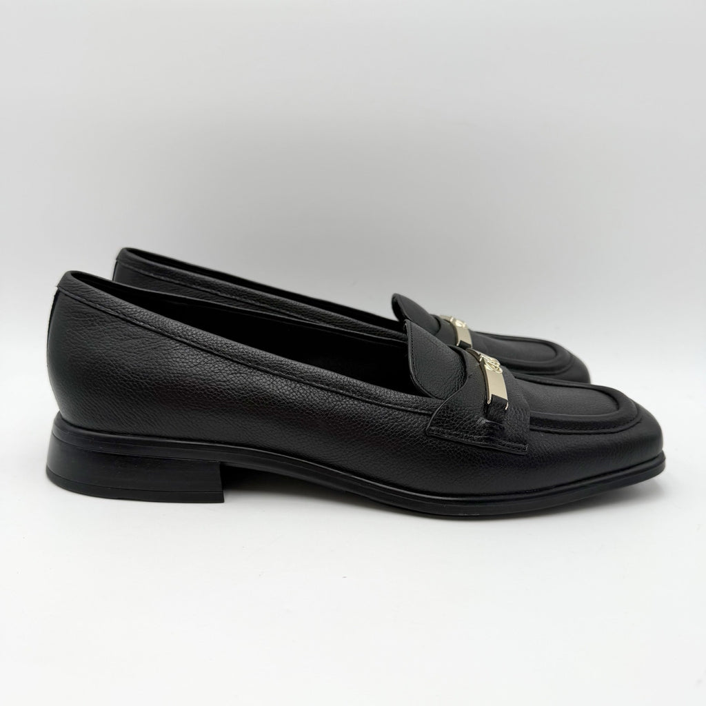 Naturalizer Womens Fabienne Loafers Size 10 M Black Leather NWOB
