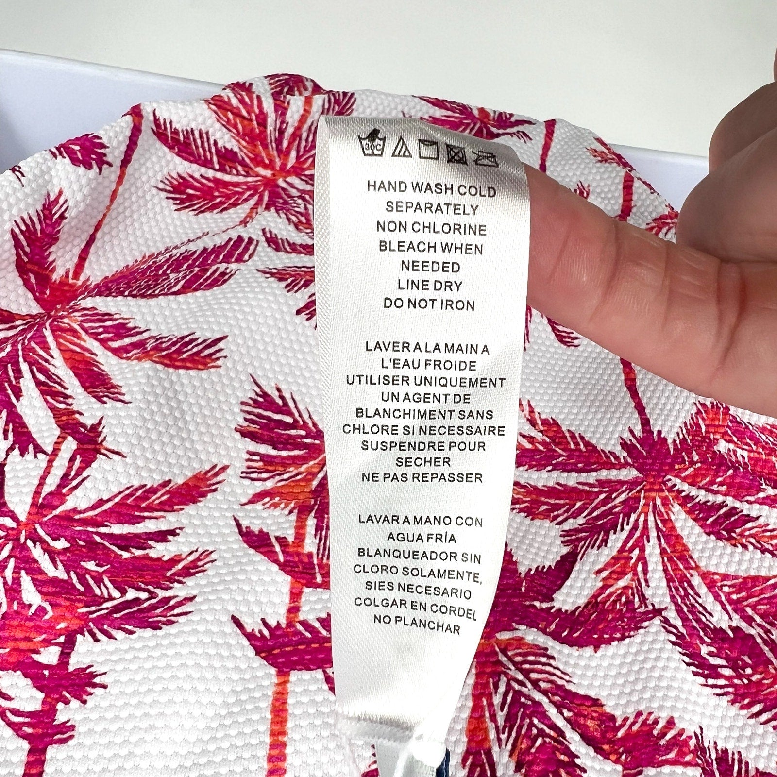 TOMMY BAHAMA Island Cays Hipster Bikini Bottom XS Pink Maui Print Reversible NWT